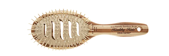 olivia-garden-healthy-hair-ionic-brosse-cheveux-platte-en-bambou-poils-ioniques image 1