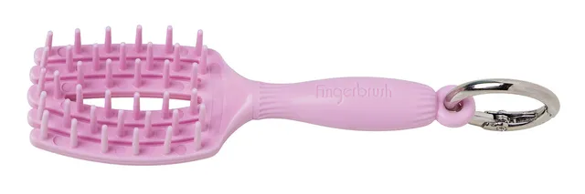 olivia-garden-keychain-porte-cl-s-mini-brosse-d-coratif-lavande-menthe-rose-acce image 1