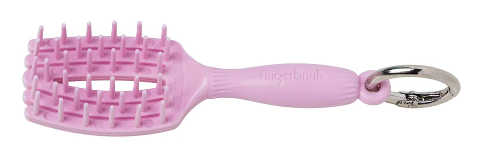 olivia-garden-keychain-porte-cl-s-mini-brosse-d-coratif-lavande-menthe-rose-acce image 1