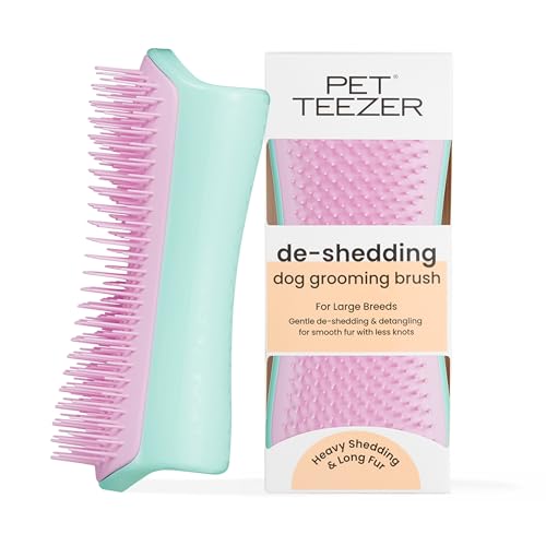 tangle-teezer-pet-teezer-menthe-et-rose-brosse-de-toilettage-chien-double-pelage image 8