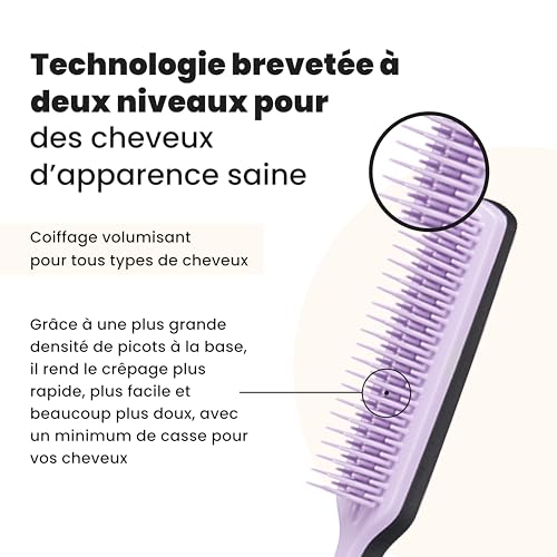 tangle-teezer-ultimate-volumizer-noir-et-lilas-brosse-coiffer-avec-peigne-cr-per image 8