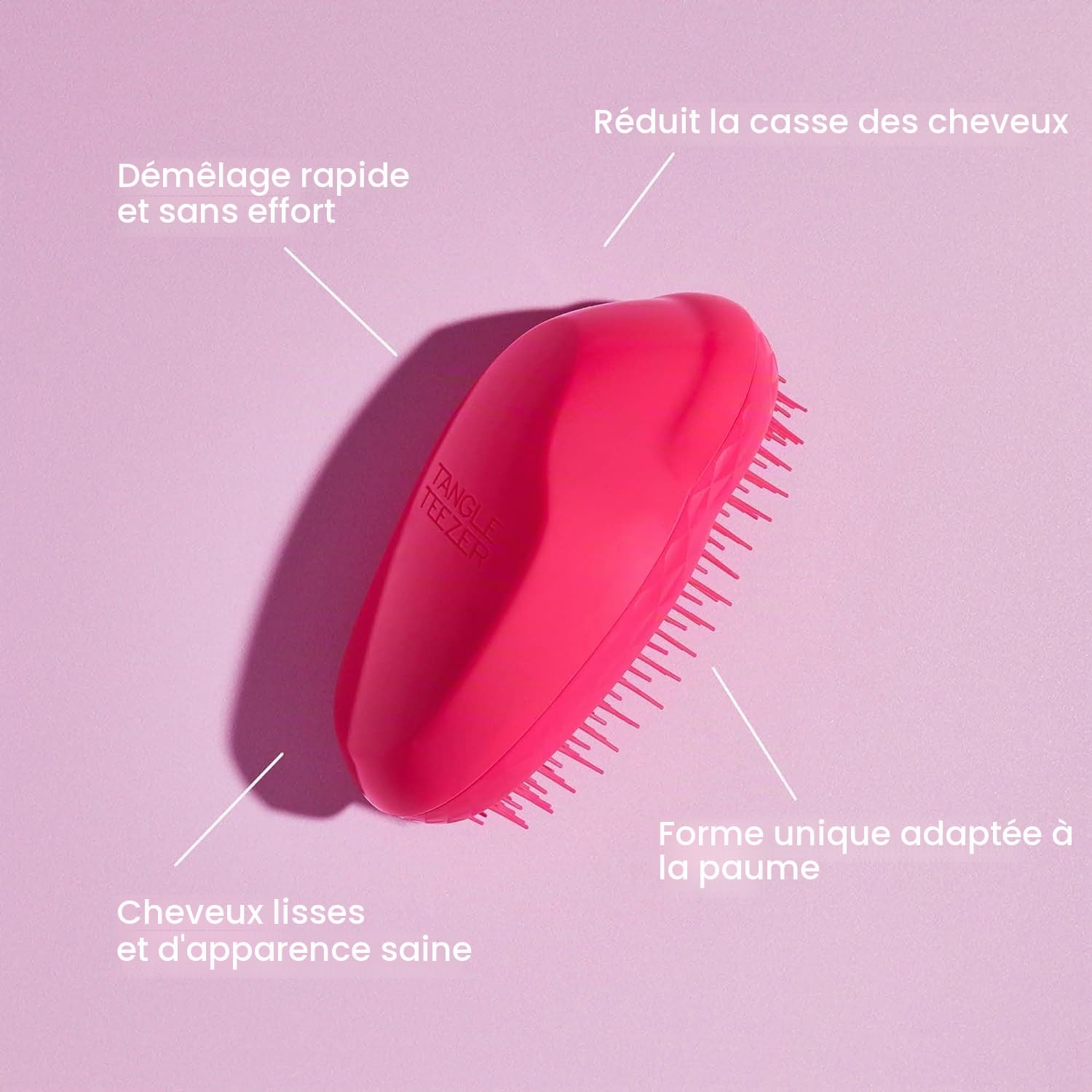 tangle-teezer-original-brosse-d-m-lante-compacte-salmon-pink-hyper-yellow-d-m-la image 4