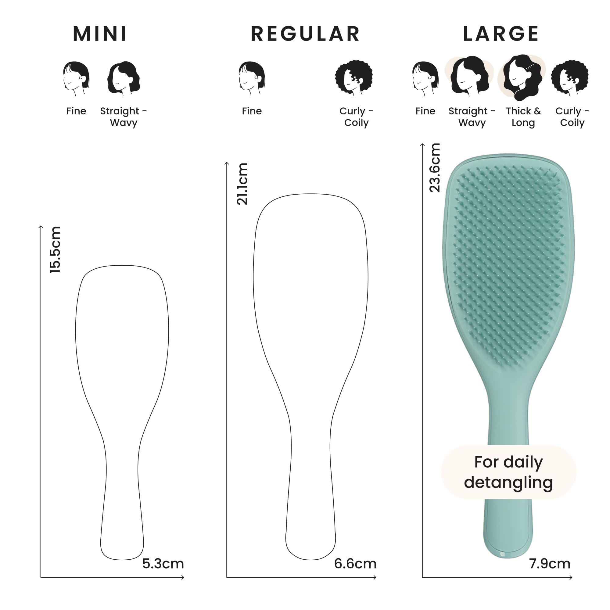 tangle-teezer-ultimate-detangler-marine-sarcelle-grande-brosse-d-m-lante-cheveux image 7
