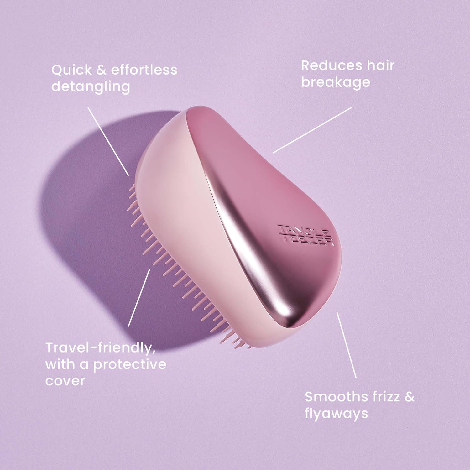 tangle-teezer-compact-styler-brosse-d-m-lante-de-voyage-avec-housse-de-protectio image 5