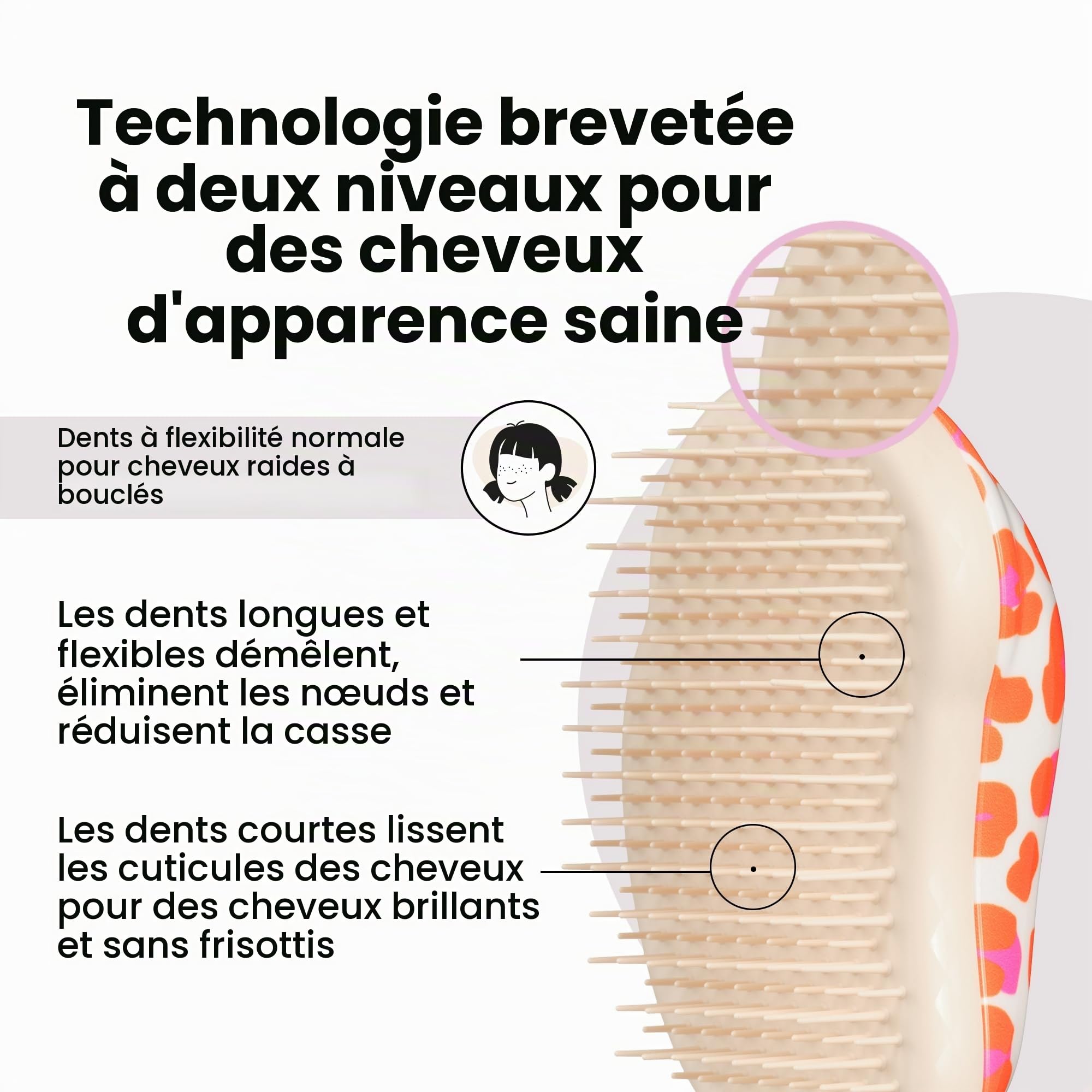 tangle-teezer-original-mini-mini-brosse-d-m-lante-format-poche-enfants-et-voyage image 3