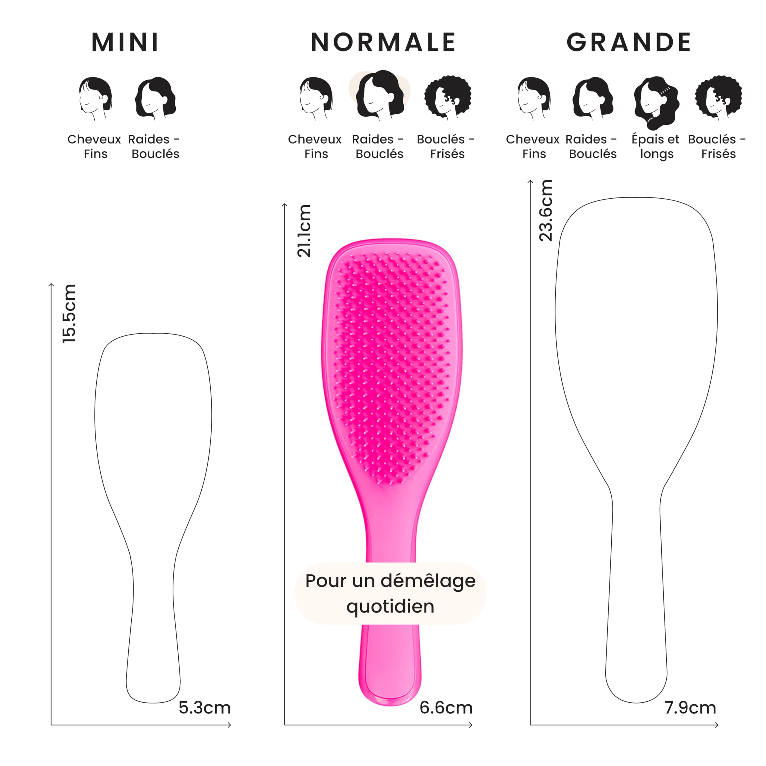 tangle-teezer-ultimate-detangler-rose-d-fil-brosse-d-m-lante-cheveux-secs-et-mou image 3