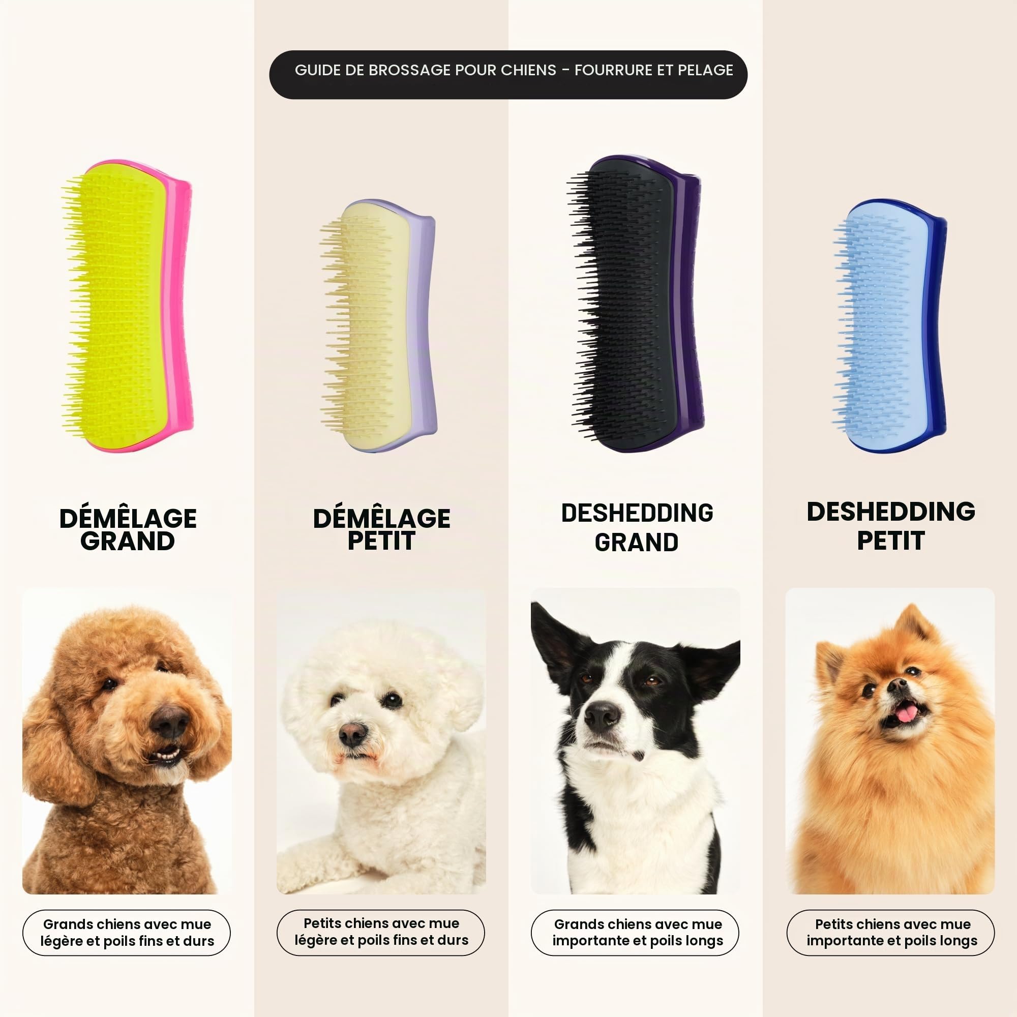 tangle-teezer-pet-teezer-grande-brosse-de-toilettage-pour-chien-picots-deux-nive image 8
