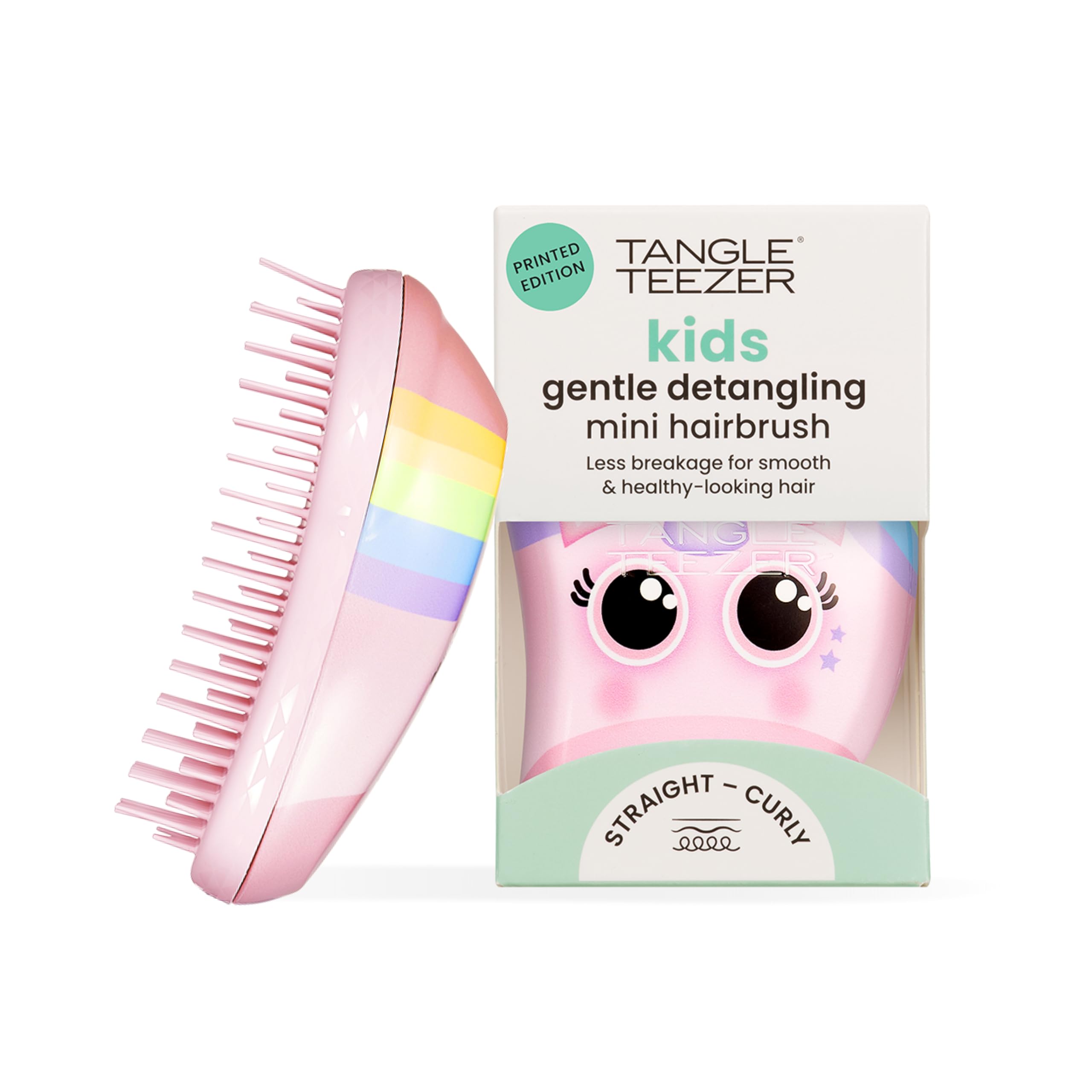 tangle-teezer-mini-original-licorne-arc-en-ciel-petite-brosse-d-m-lante-enfant-e image 1