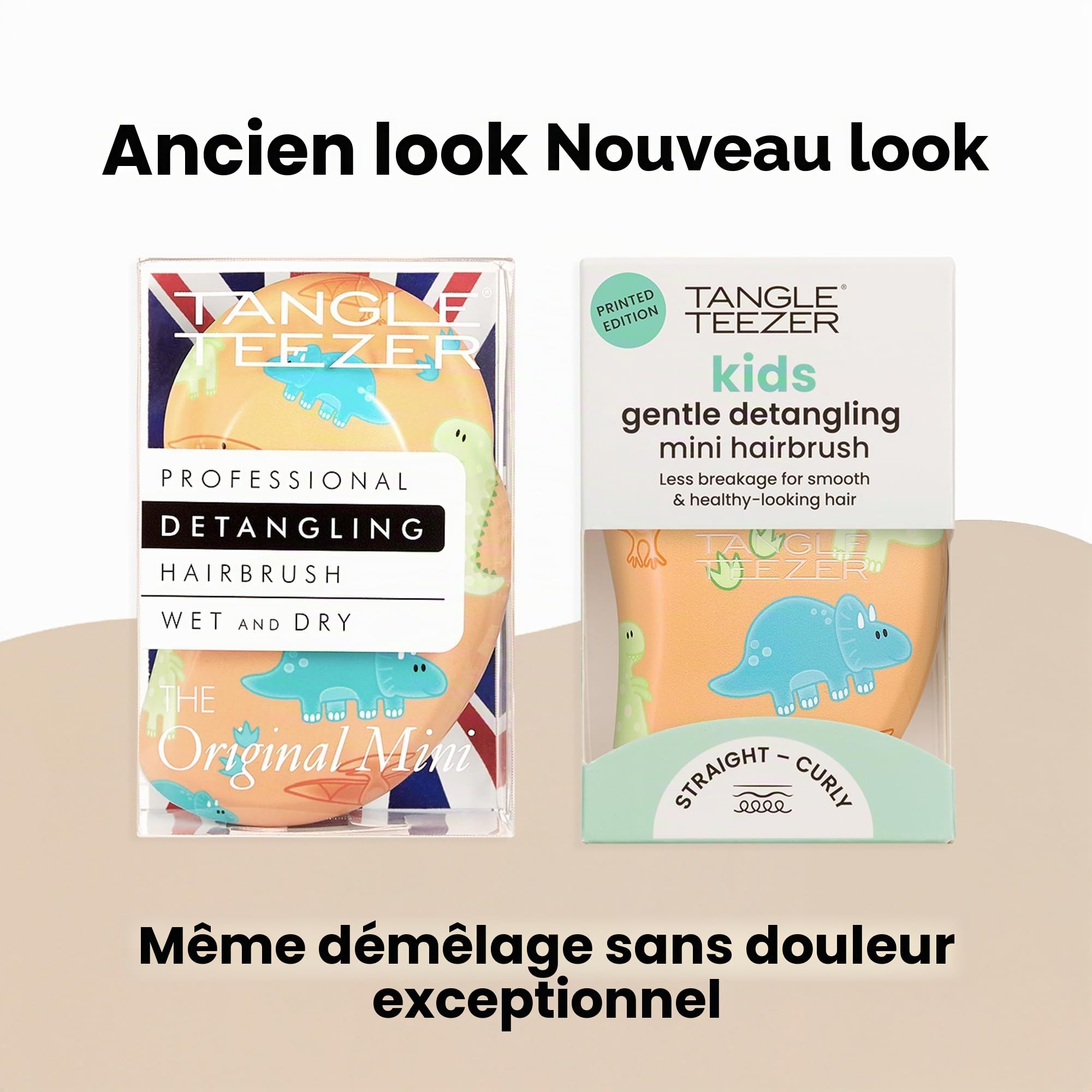 tangle-teezer-mini-original-dinosaur-mini-brosse-d-m-lante-au-design-dinosaure-t image 2
