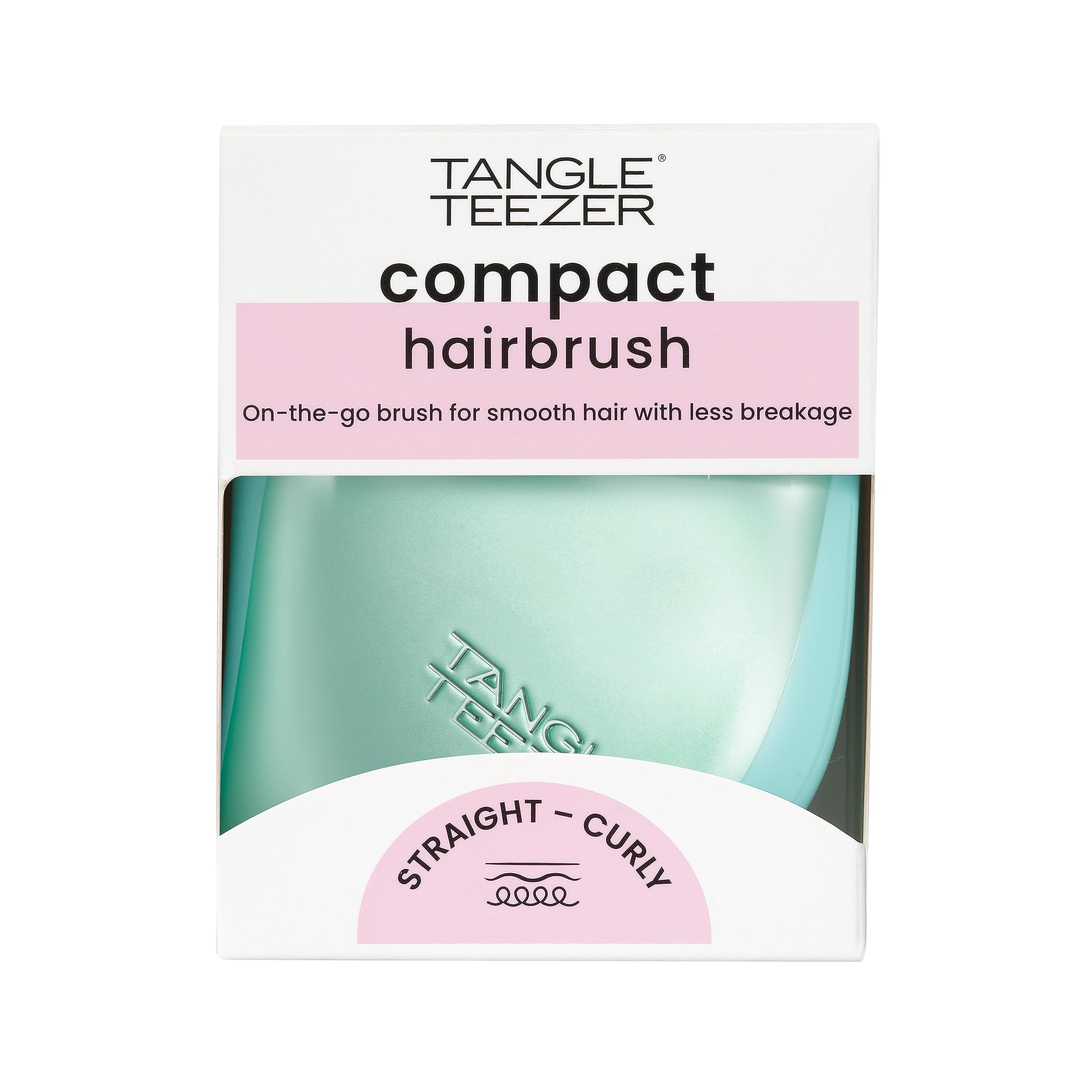 tangle-teezer-compact-styler-teal-matte-chrome-brosse-d-m-lante-compacte-avec-co image 4
