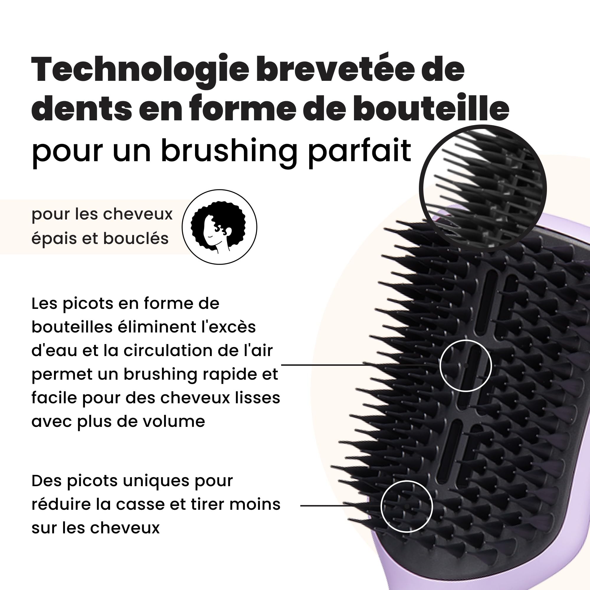 tangle-teezer-easy-dry-go-grande-brosse-ventil-e-blow-dry-cheveux-fins-normaux-v image 2