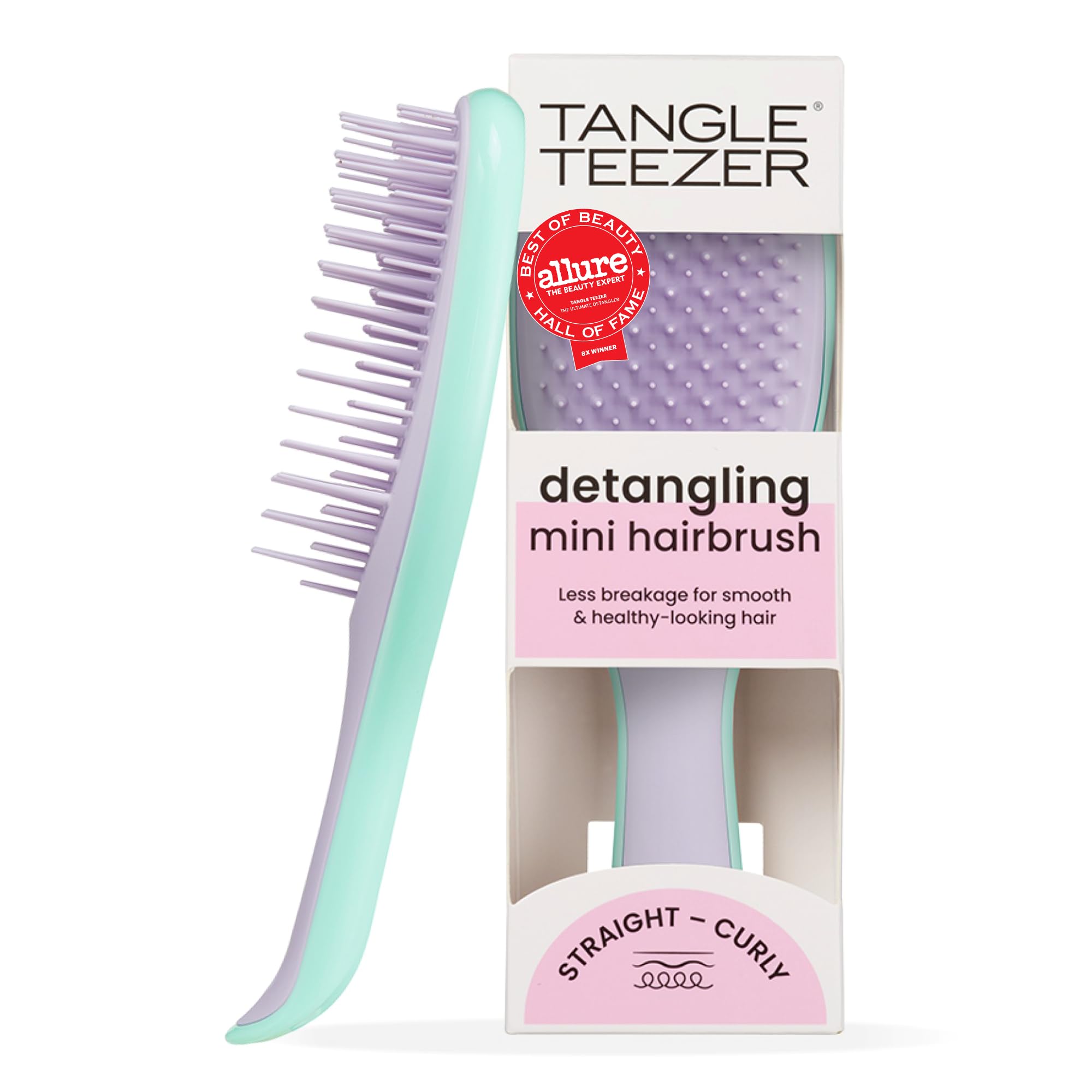 tangle-teezer-compatible-wet-detangler-mini-wisteria-leaf-mini-brosse-d-m-lante- image 1