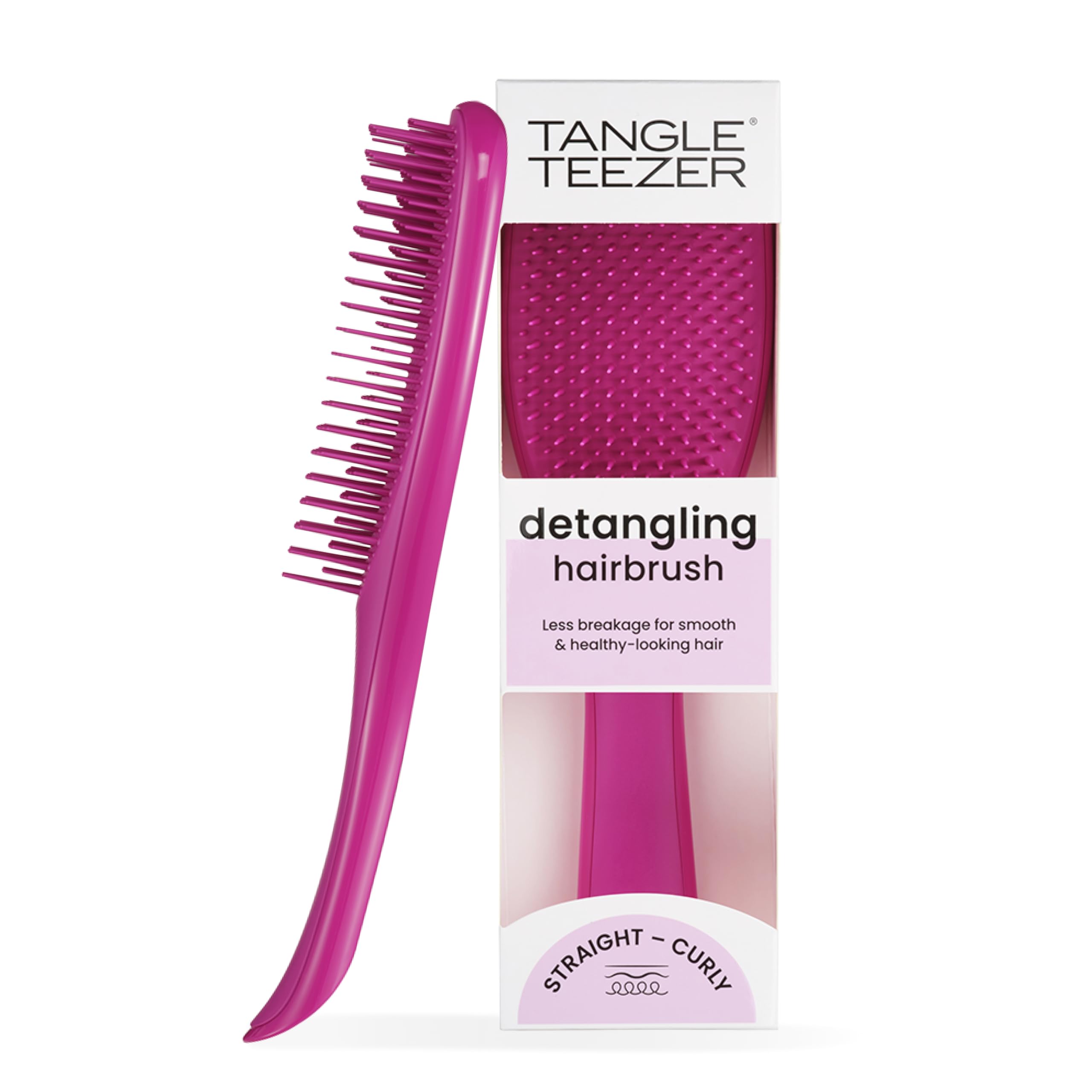 tangle-teezer-ultimate-detangler-brosse-d-m-lante-rose-framboise-lectrique-picot image 1