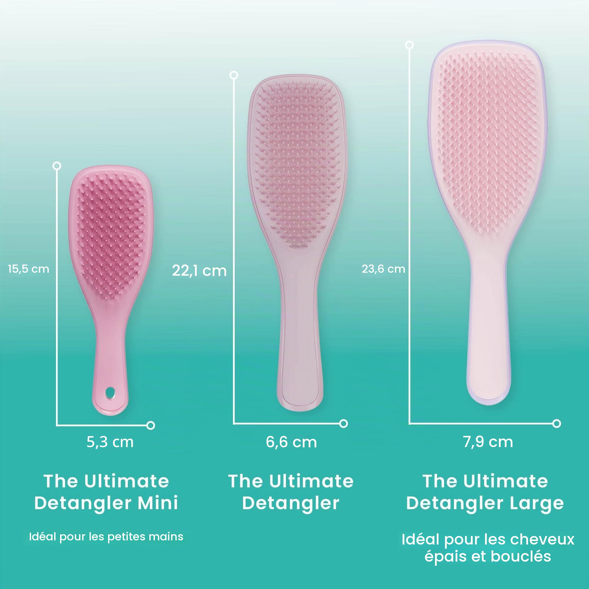 tangle-teezer-large-wet-detangler-millenial-pink-grande-brosse-d-m-lante-cheveux image 5