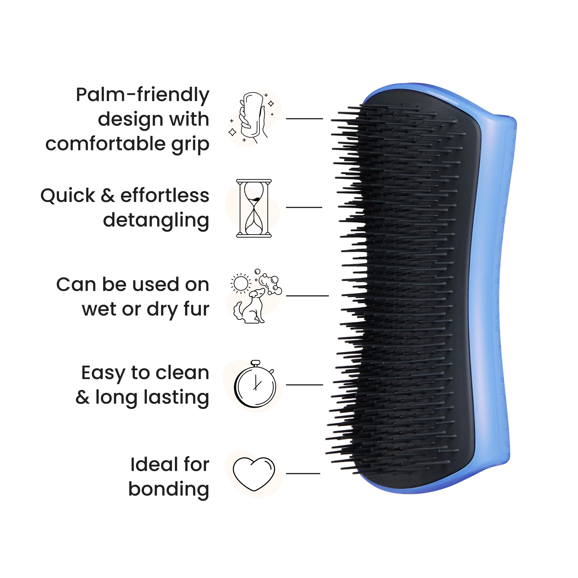 tangle-teezer-pet-teezer-brosse-d-m-lante-et-de-toilettage-pour-chien-usage-sec- image 4