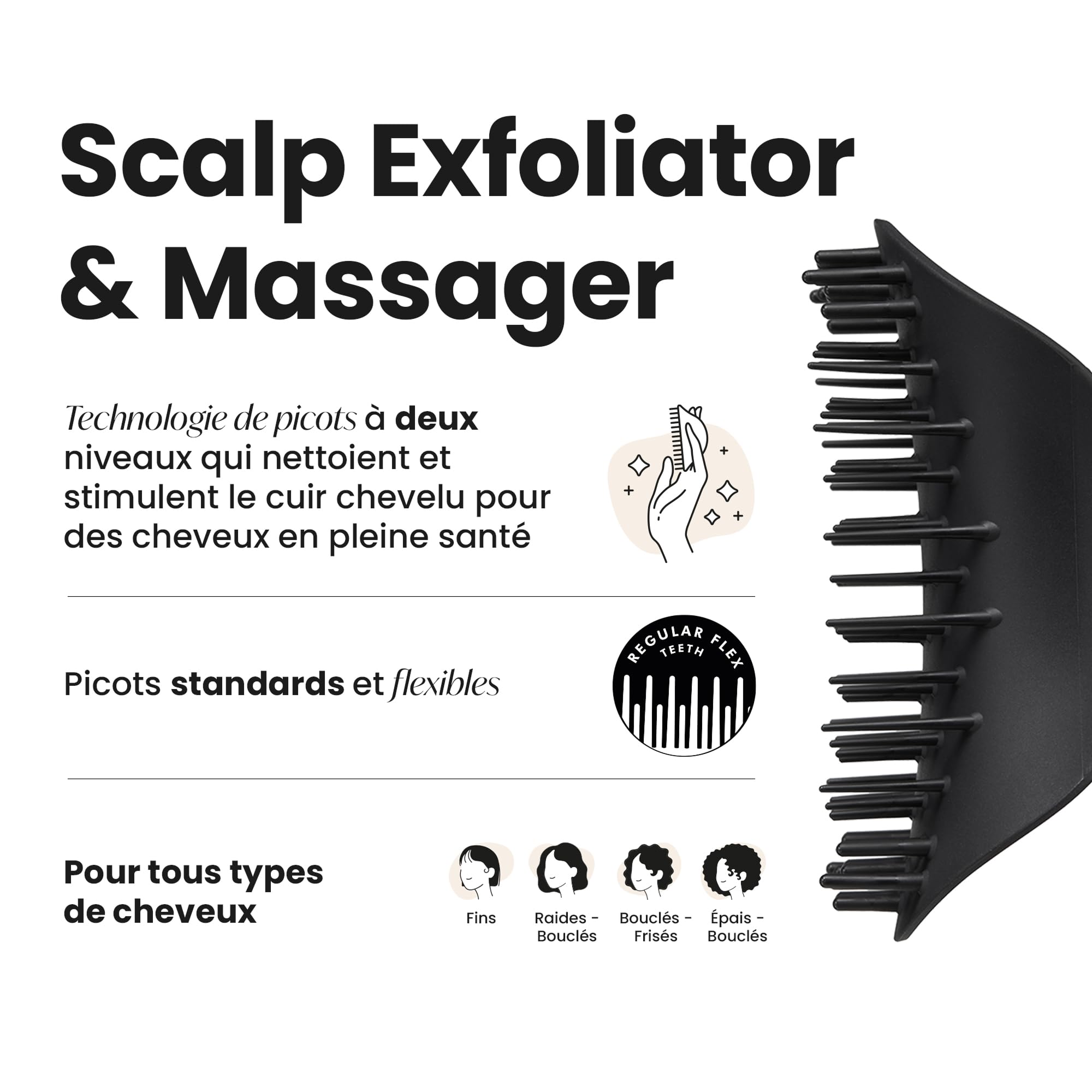 tangle-teezer-scalp-exfoliator-massager-brosse-de-soin-exfoliante-et-massante-po image 7