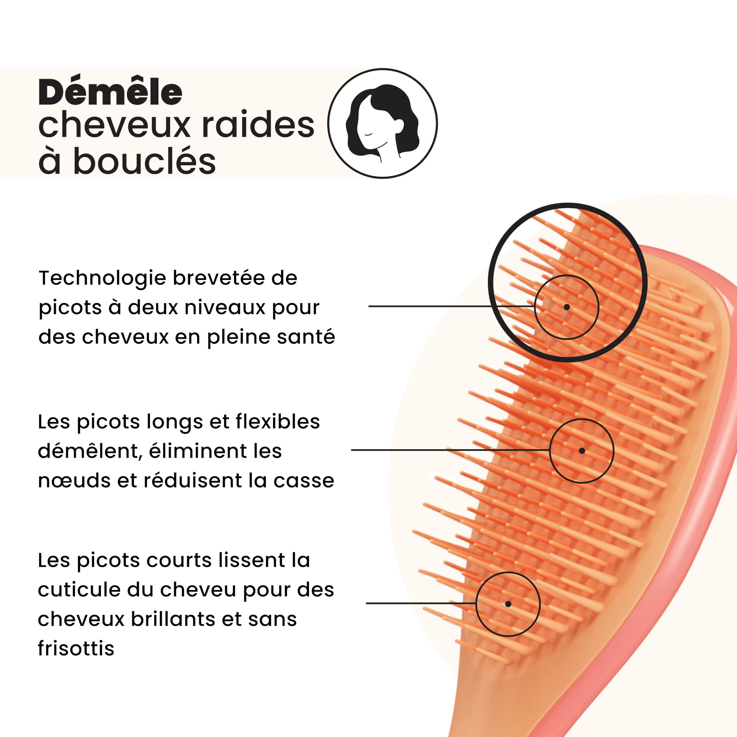 tangle-teezer-mini-ultimate-detangler-brosse-d-m-lante-compacte-pour-cheveux-sec image 2