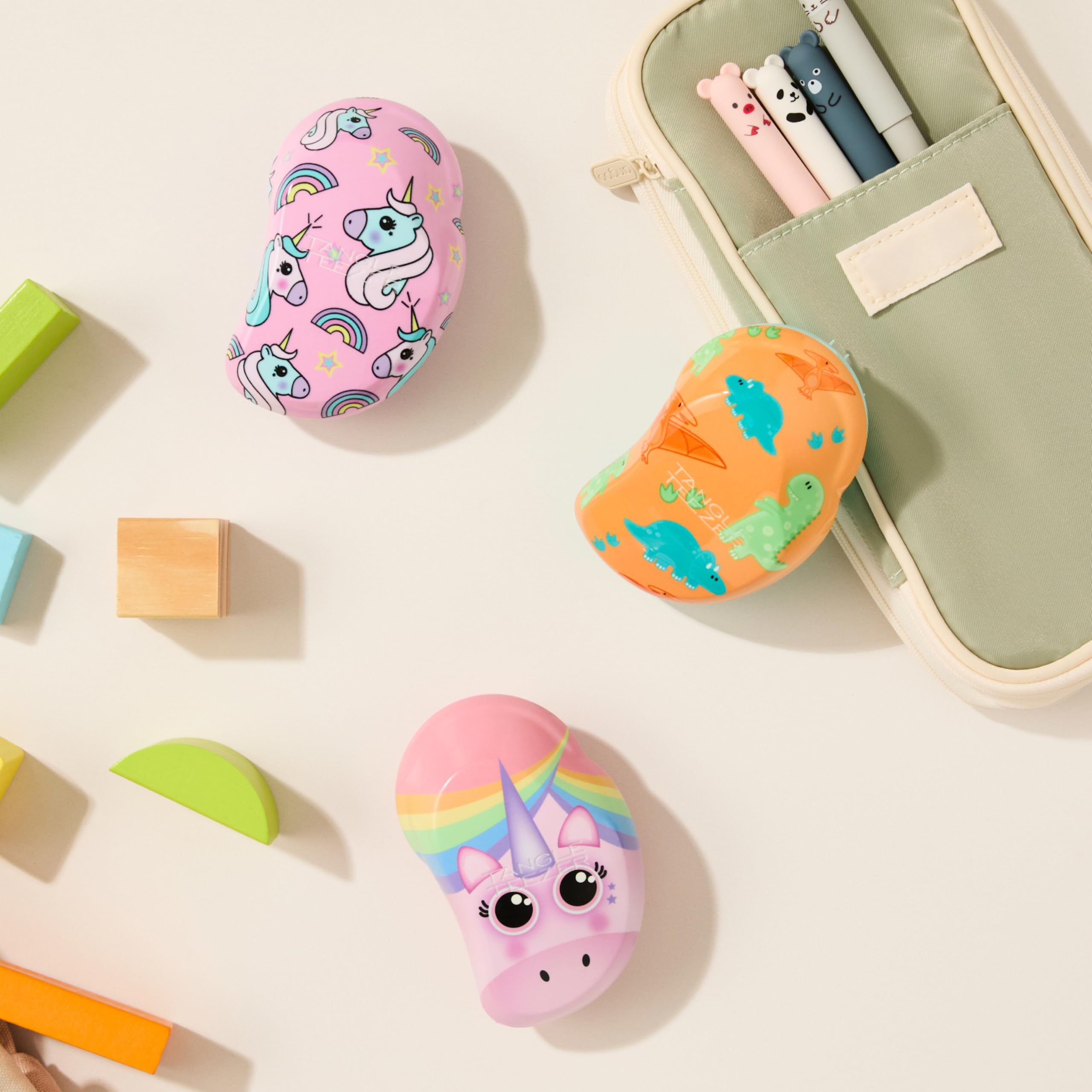tangle-teezer-mini-original-licorne-arc-en-ciel-petite-brosse-d-m-lante-enfant-e image 6