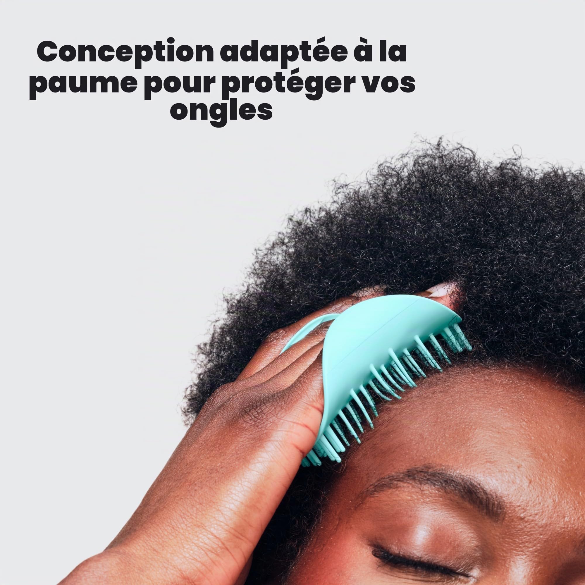 tangle-teezer-scalp-exfoliator-massager-green-brosse-exfoliante-et-masseur-de-cu image 4