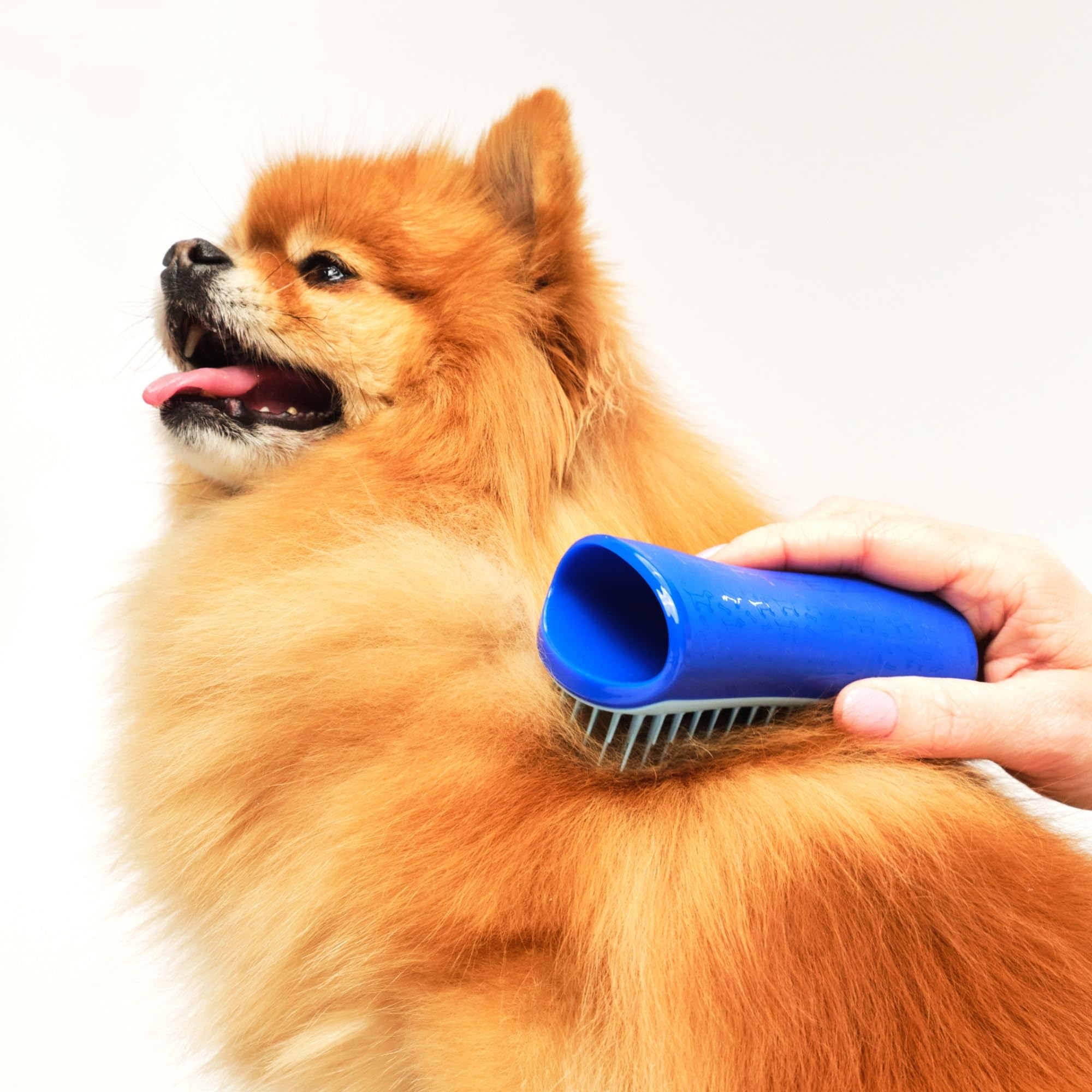 tangle-teezer-pet-teezer-de-shedding-small-bleu-brosse-anti-perte-de-poils-pour- image 3