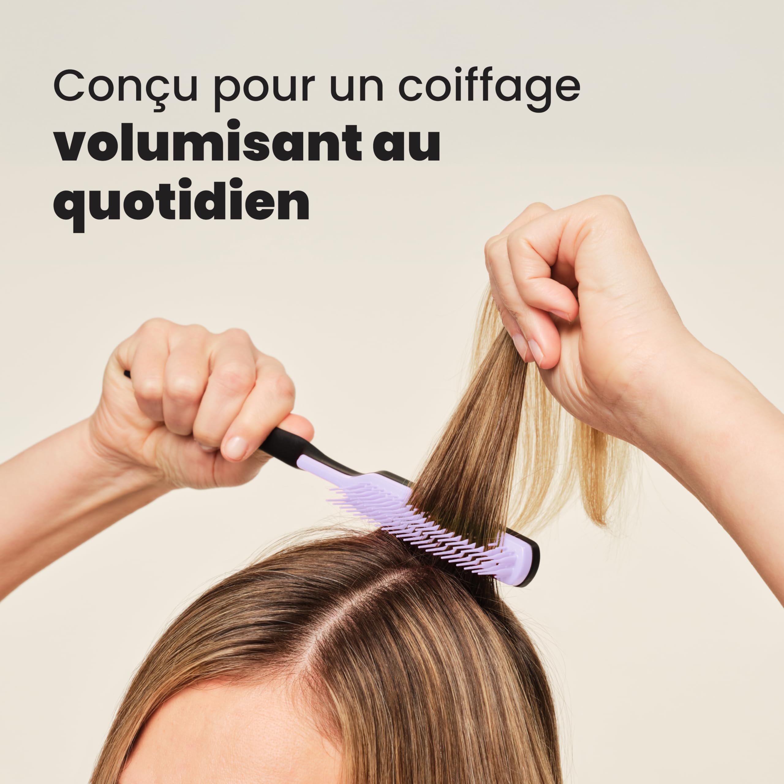 tangle-teezer-ultimate-volumizer-noir-et-lilas-brosse-coiffer-avec-peigne-cr-per image 3