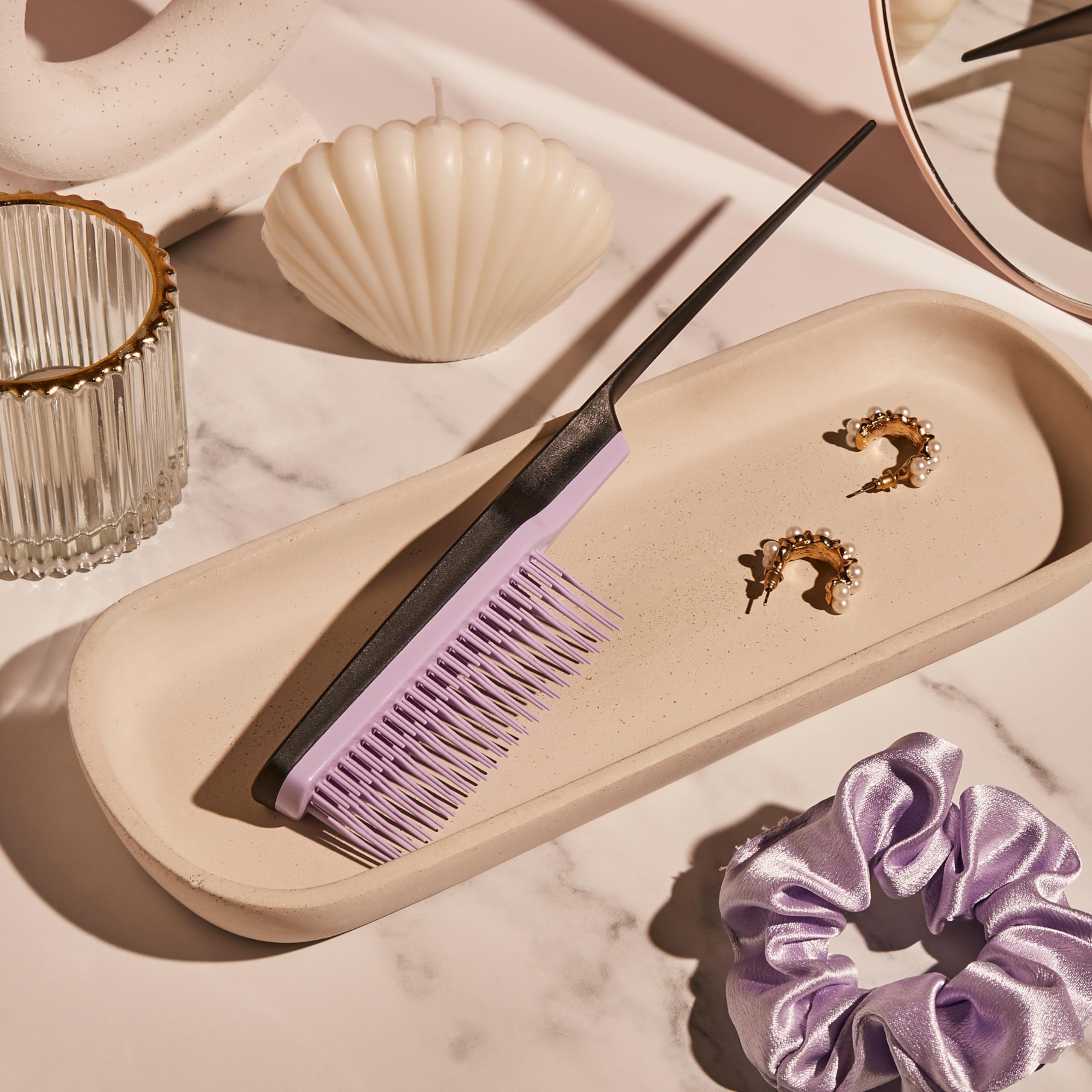 tangle-teezer-ultimate-volumizer-noir-et-lilas-brosse-coiffer-avec-peigne-cr-per image 5