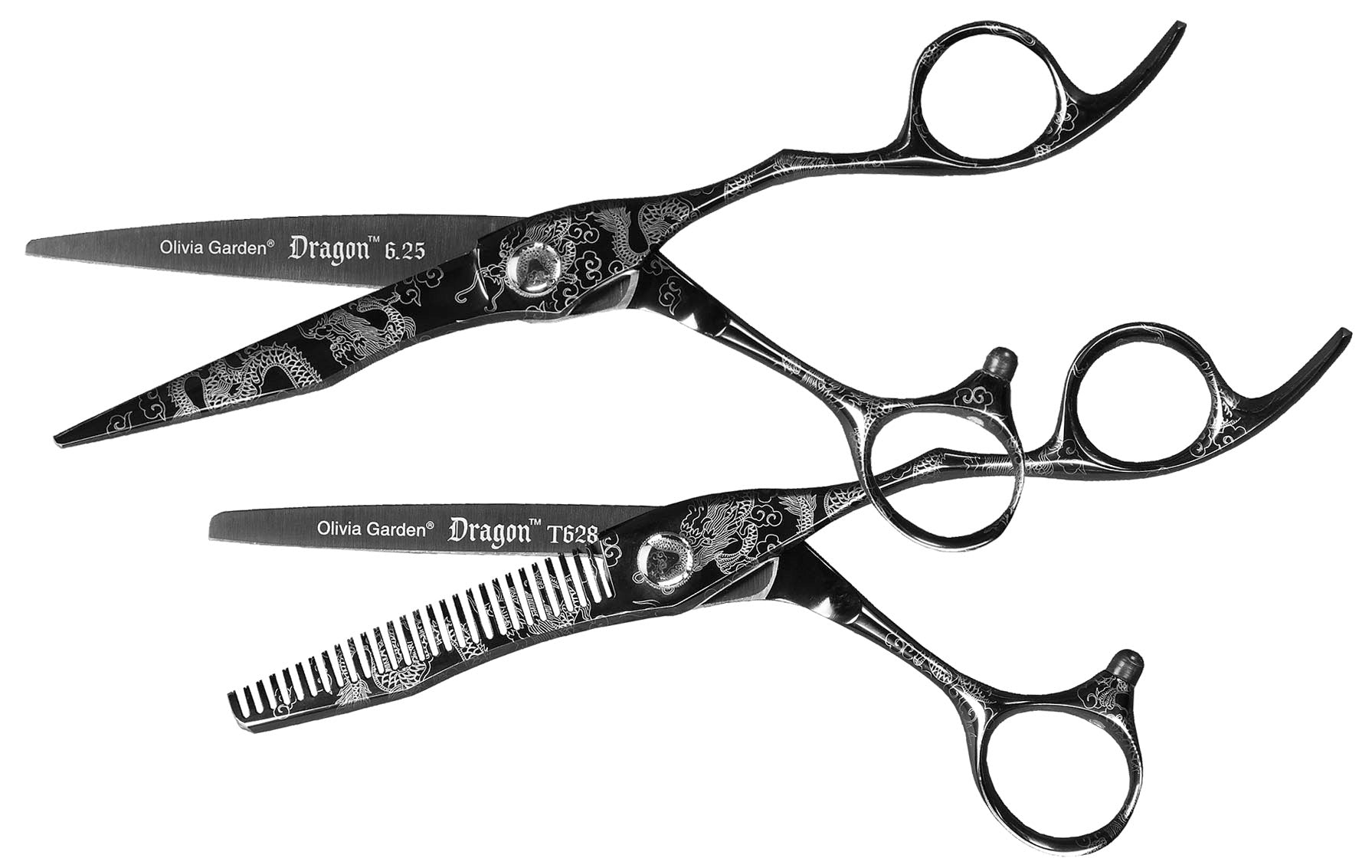 olivia-garden-dragon-shears-ciseaux-de-coiffure-en-acier-japonais-titane-avec-la image 2