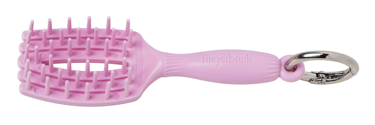 olivia-garden-keychain-porte-cl-s-mini-brosse-d-coratif-lavande-menthe-rose-acce image 1