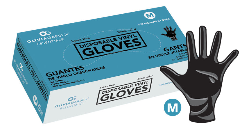 olivia-garden-gants-jetables-en-vinyle-bo-te-de-100-sans-poudre-sans-latex-r-sis image 1