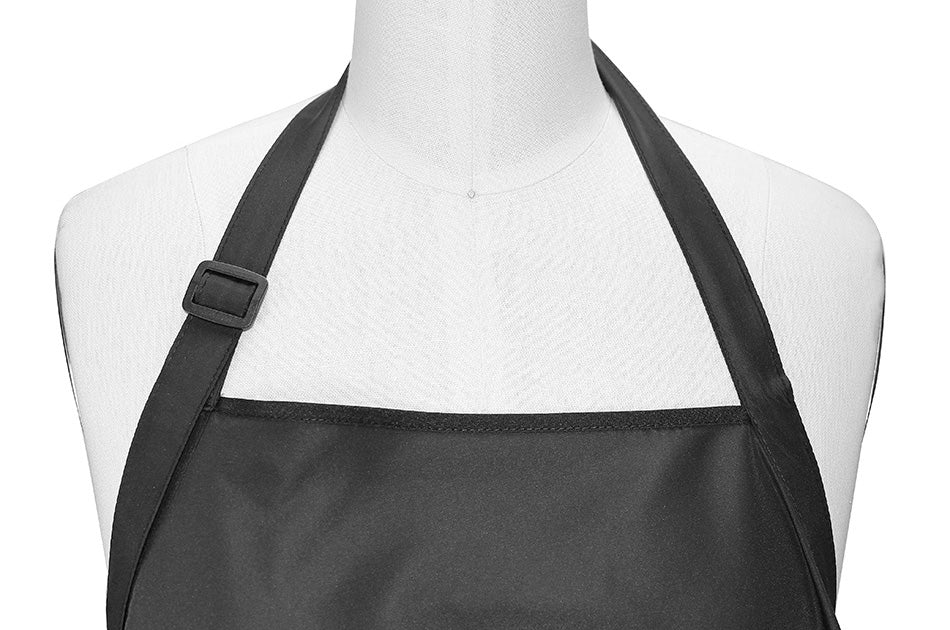 olivia-garden-newcyclepro-tablier-de-coiffure-noir-en-polyester-100-recycl-imper image 2