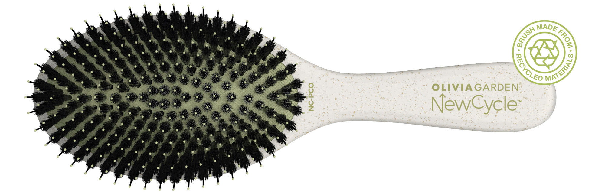 olivia-garden-newcycle-brosse-coiffer-en-plastique-recycl-avec-poils-vegan-ioniq image 3