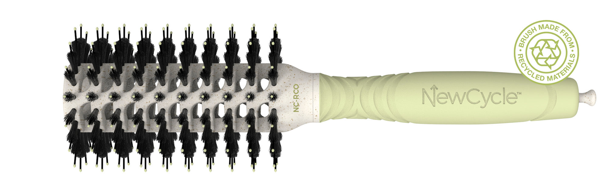 olivia-garden-newcycle-brosse-coiffer-en-plastique-recycl-avec-poils-vegan-ioniq image 1