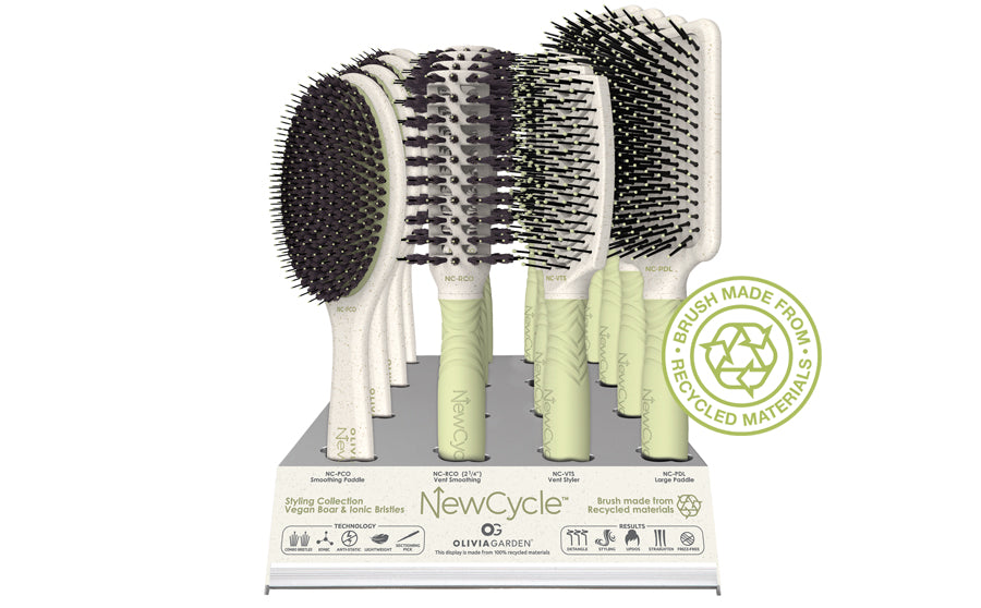 olivia-garden-newcycle-brosse-coiffer-en-plastique-recycl-avec-poils-vegan-ioniq image 6
