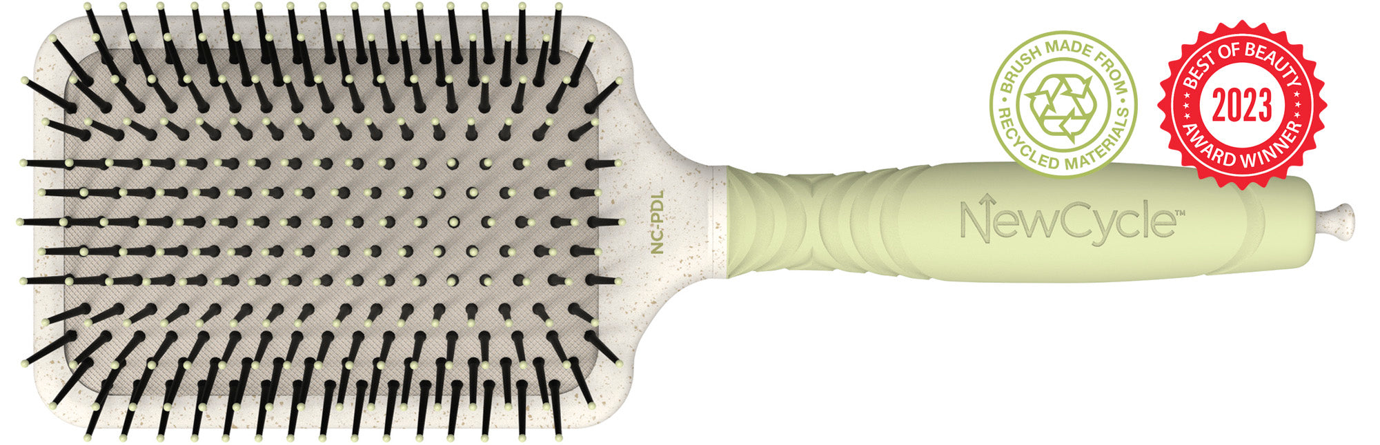 olivia-garden-newcycle-brosse-coiffer-en-plastique-recycl-avec-poils-vegan-ioniq image 4
