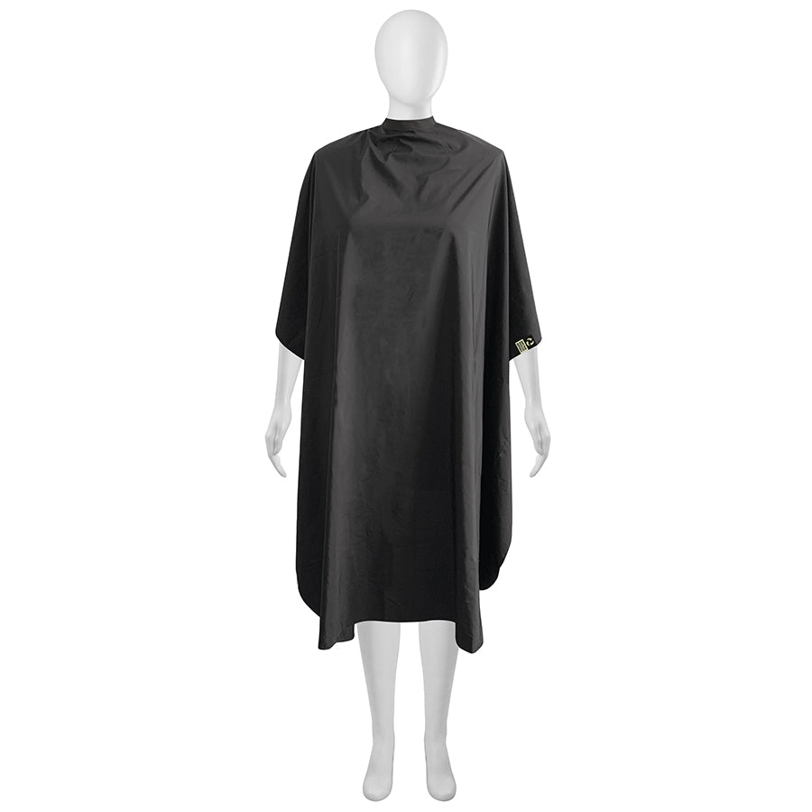 olivia-garden-newcyclepro-cape-de-coiffure-en-polyester-recycl-noire-taille-uniq image 1