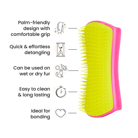 tangle-teezer-detangling-dog-grooming-brush-brosse-d-m-lante-pour-chien-dents-2- image 2