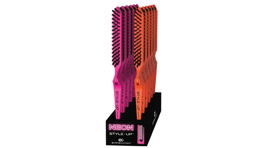 olivia-garden-style-up-neon-brosse-cr-per-pliable-mixte-sanglier-nylon-avec-queu image 3