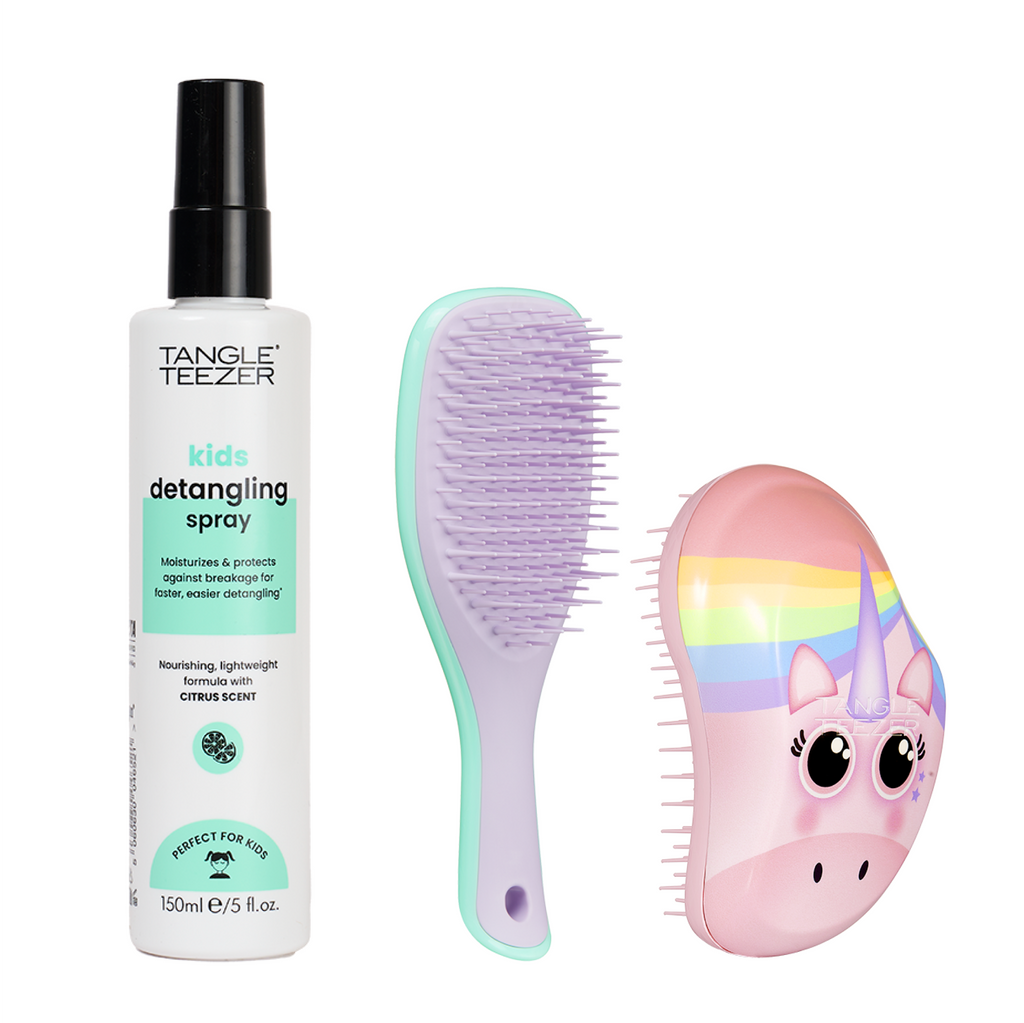 tangle-teezer-ultimate-kids-bundle-kit-mini-ultimate-detangler-enfants-et-adulte image 1