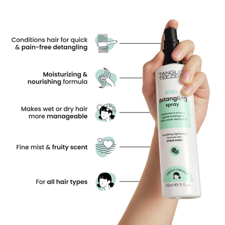 tangle-teezer-ultimate-kids-bundle-kit-mini-ultimate-detangler-enfants-et-adulte image 2